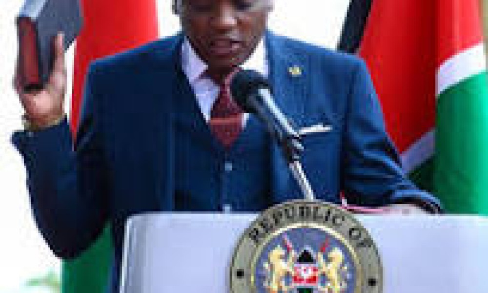 CAS nominee Dennis Itumbi during his swearing in last year.Their appointments were later overturned by courts.PHOTO/CREDIT