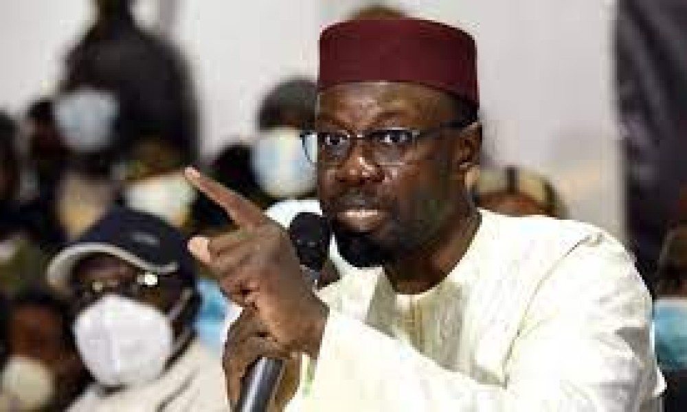 SENEGAL'S SONKO ALLEGES  GOVERNMENT OF ASSASINATION PLOT